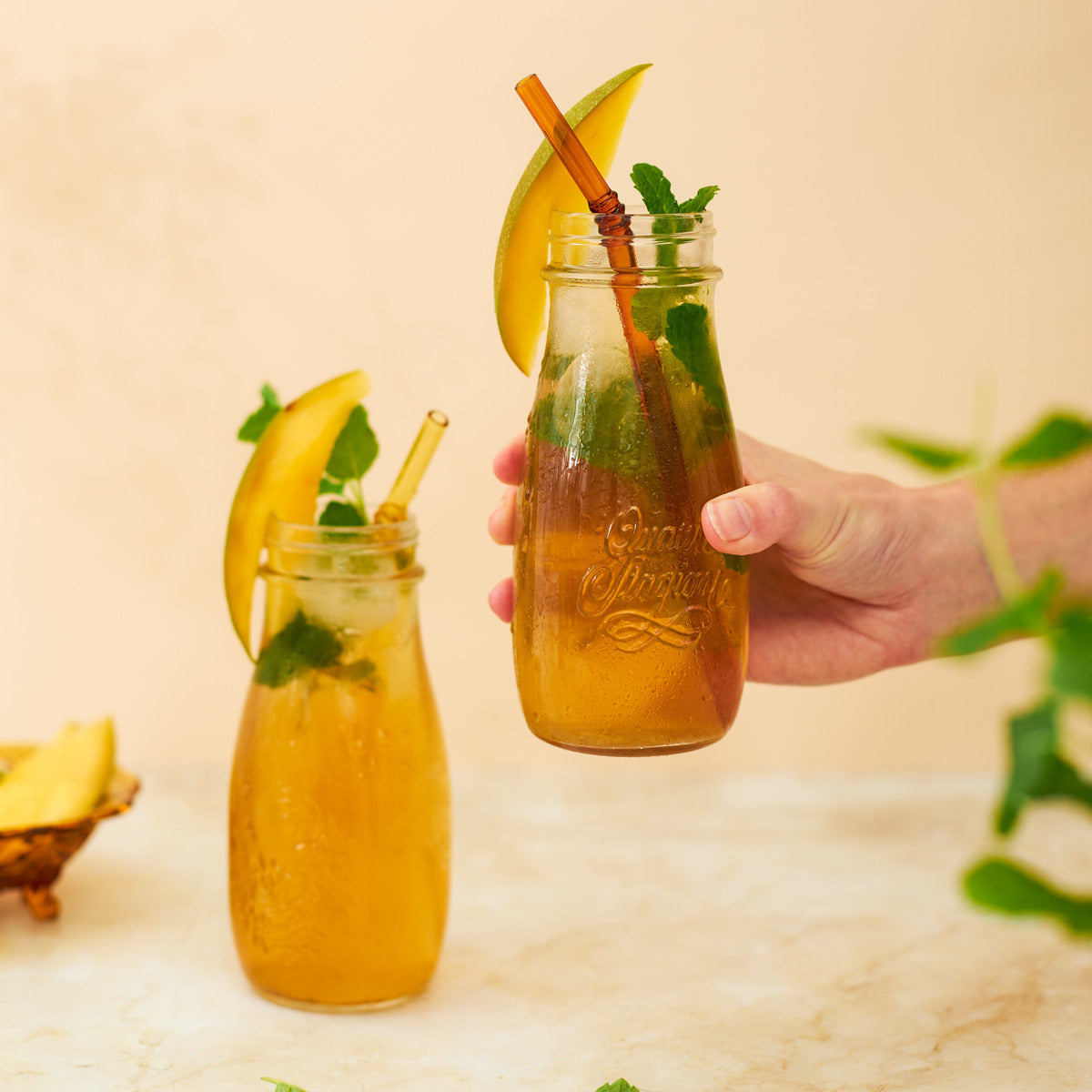 Iced Tea | mango & groene thee | zomerdrankje | productafbeelding 4