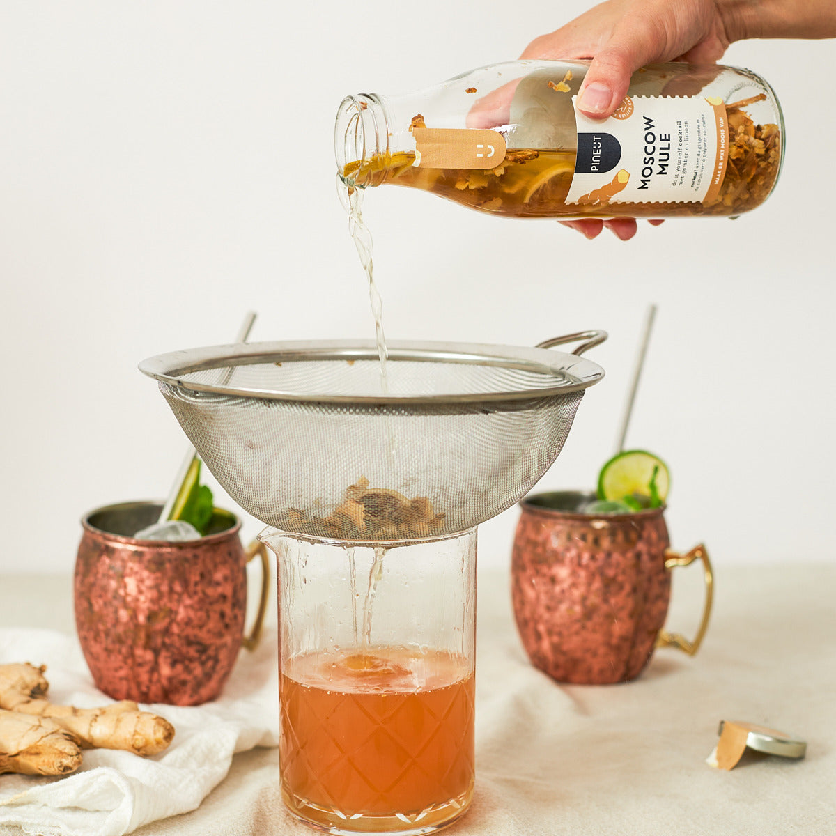 Cocktail | Moscow Mule | Ginger & Lemon | BIO | productafbeelding 4