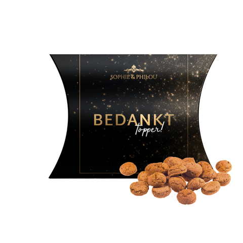 Kruidnoten Bedankt topper