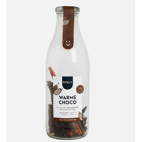 Fles voor warme chocolademelk
