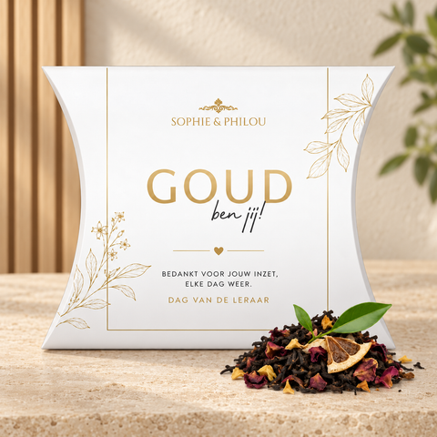 Dream Tea Dag van de Leraar, leidster en zorg Cadeau | Jij bent GOUD, bedankt!