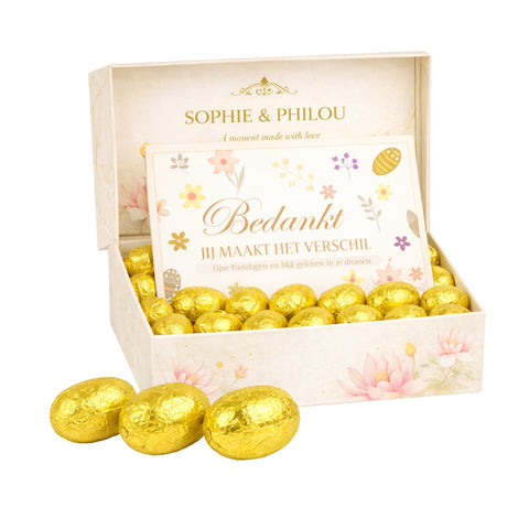 Sophie & Philou Little Easter Delights Luxus-Ostereier Gelb | Milch