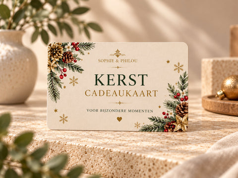 Kerst & Eindejaar Cadeaukaart