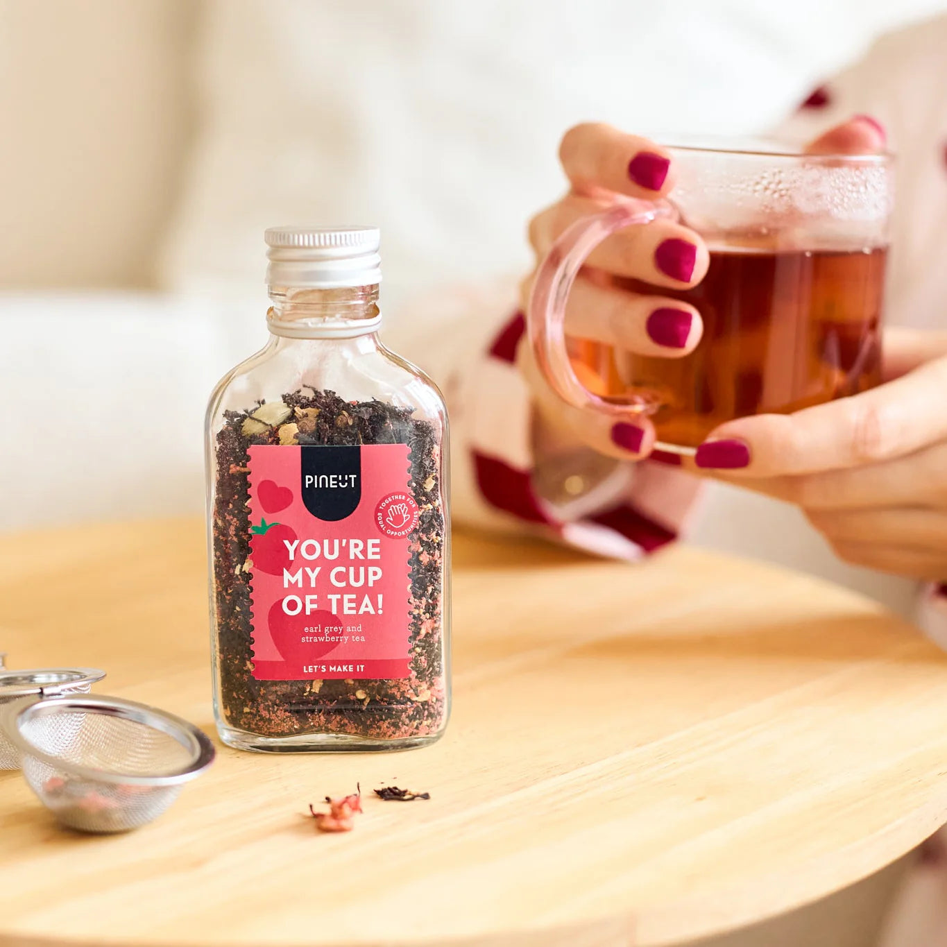 Du bist genau mein Geschmack! | Teemischung Earl Grey mit Erdbeeren