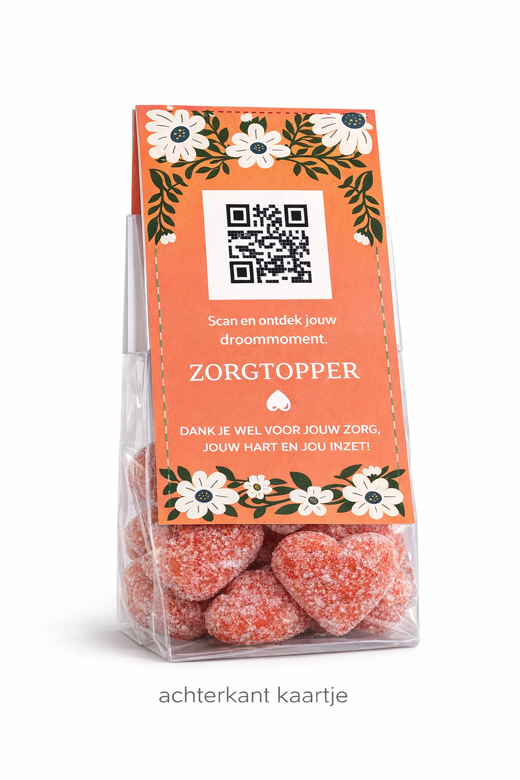 Sophie & Philou Dag van de Zorg Hartjes Snoep Klein Bedankje voor Zorgmedewerkers