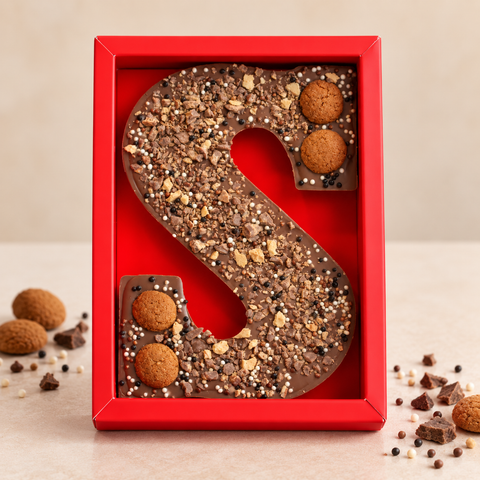 Buchstabe S | Lebkuchen | Gefüllt | Milch