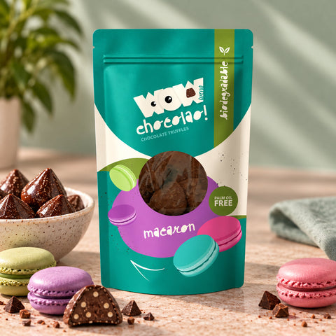 Macaron Chocolade Truffels | 200 gram