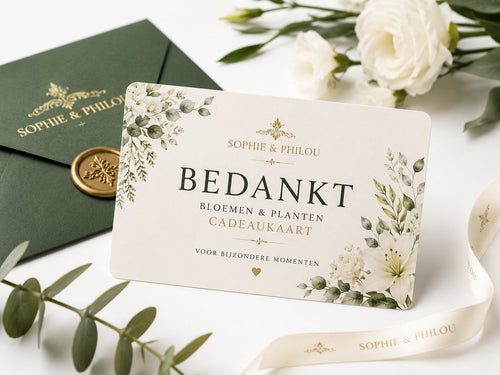 Sophie & Philou Bloemen & Planten Cadeaukaart | Groen Cadeau