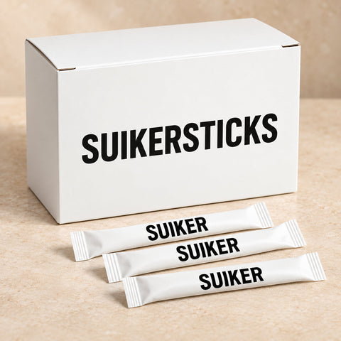 Wagemakers suikersticks doos van 1000 stuks voor koffie en thee