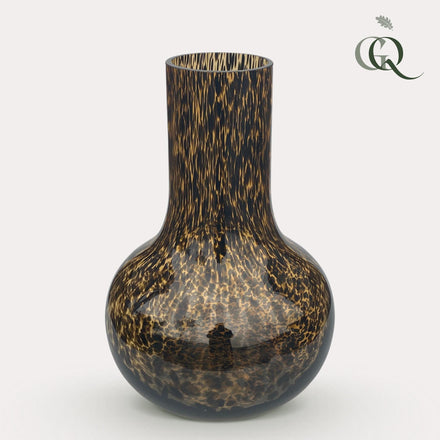 Glazen vaas Seim Cheetah maat S