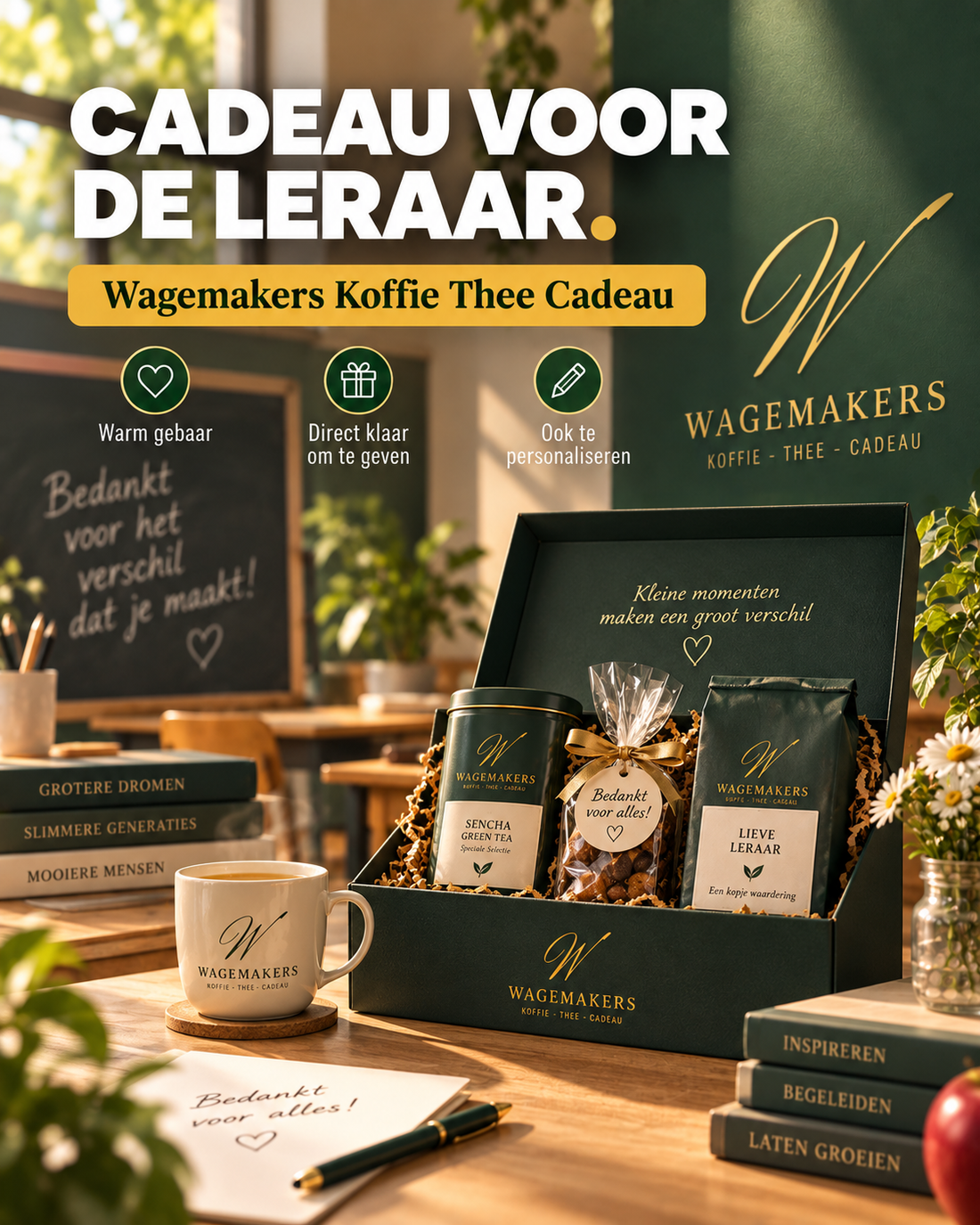 Duurzaam Cadeau voor Leraar of Leidster – Blossombs Box