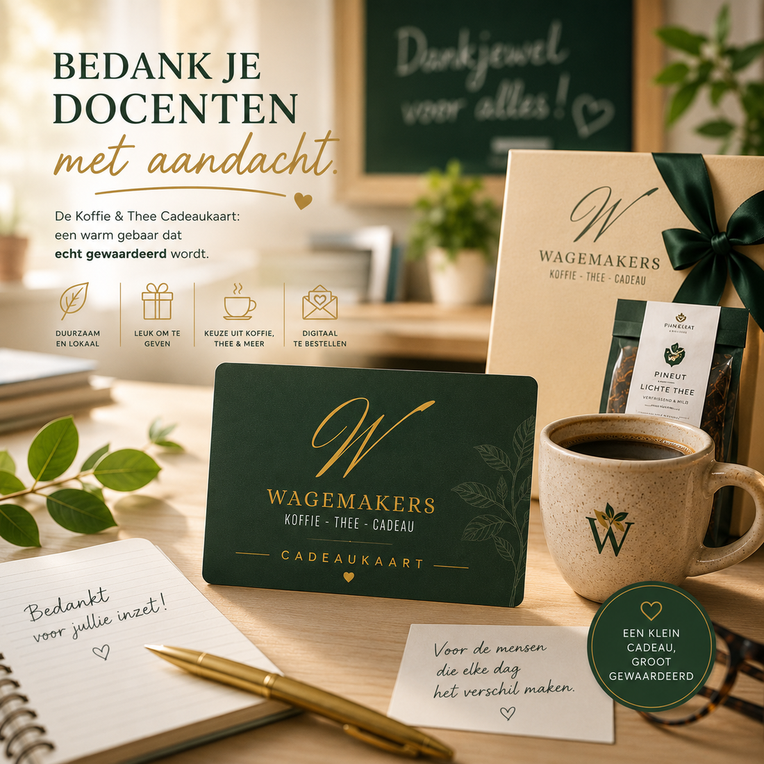 WagemakersKoffie thee cadeau