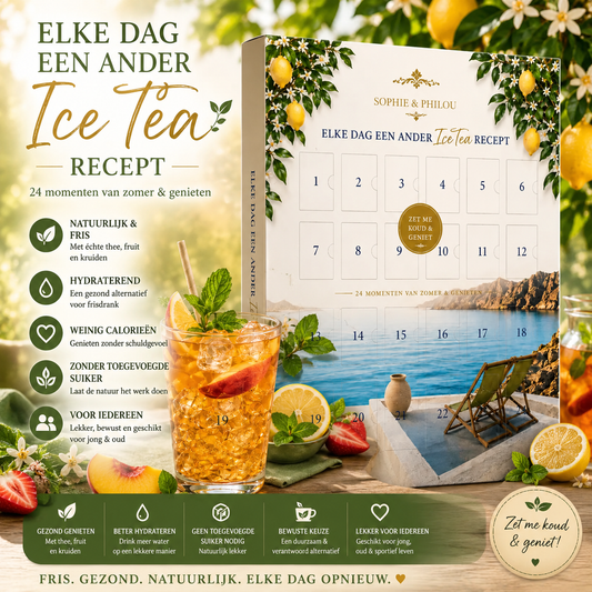 Mocktail Kalender of Ice Tea Kalender? Dit is hét gezondste zomer cadeau van 2026 ☀️🍹