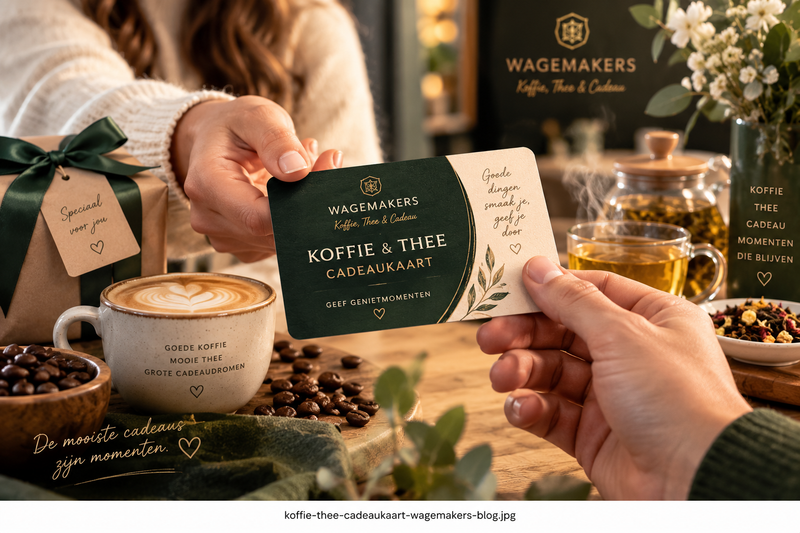 Een cadeau voor een koffieliefhebber? Laat ze zelf hun favoriete moment kiezen