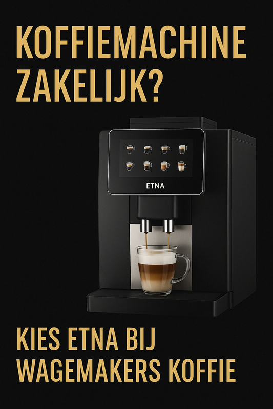 Koffiemachine zakelijk? Kies ETNA bij Wagemakers Koffie