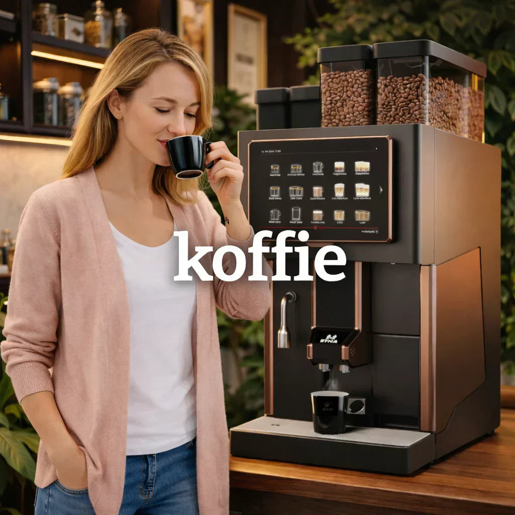 Koffiemachine bedrijf kopen zonder contract of verplichtingen