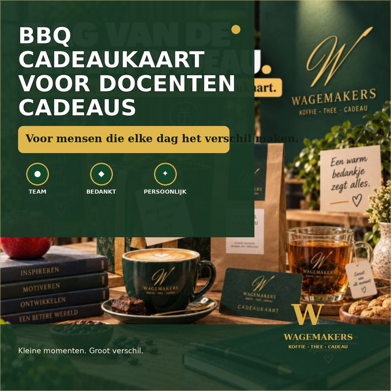 BBQ cadeaukaart voor docenten cadeaus