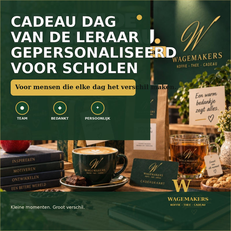 Cadeau Dag van de Leraar | Gepersonaliseerd voor scholen