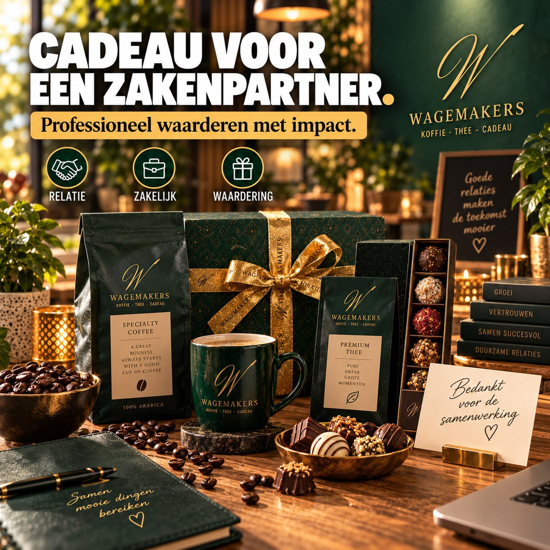 Zakelijk cadeau voor leverancier of zakenpartner