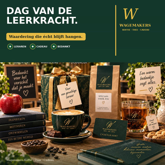 Dag van de Leerkracht met een persoonlijk cadeau als waardering
