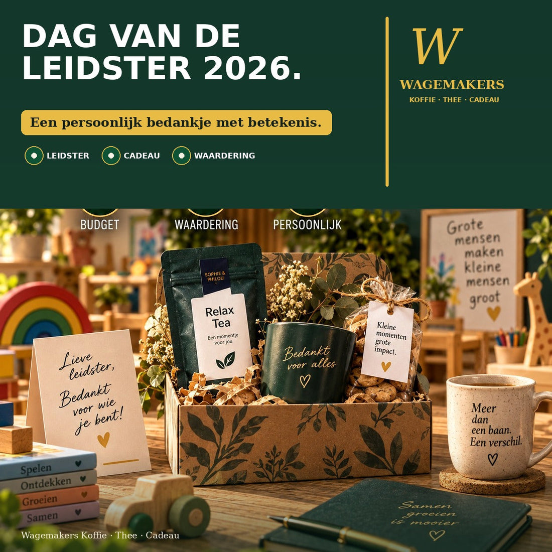 Dag van de Leidster 2026 cadeau voor pedagogisch medewerkers