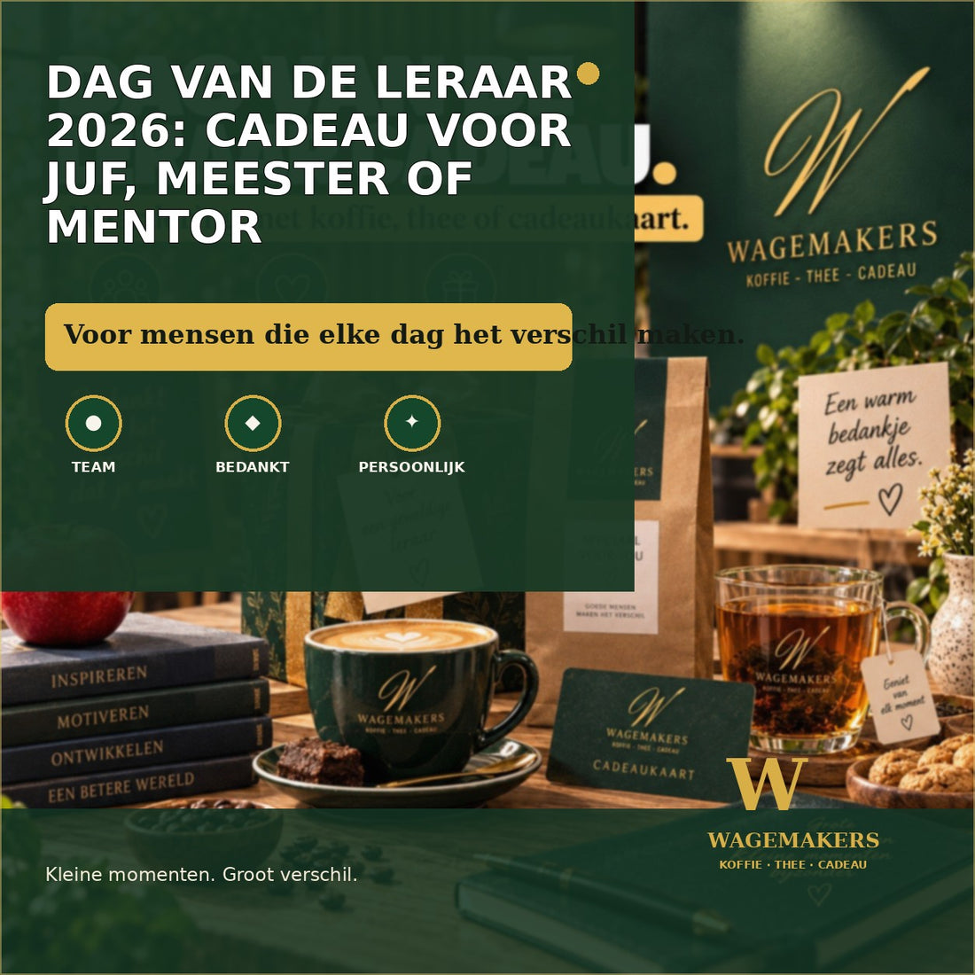 Dag van de Leraar 2026: cadeau voor juf, meester of mentor