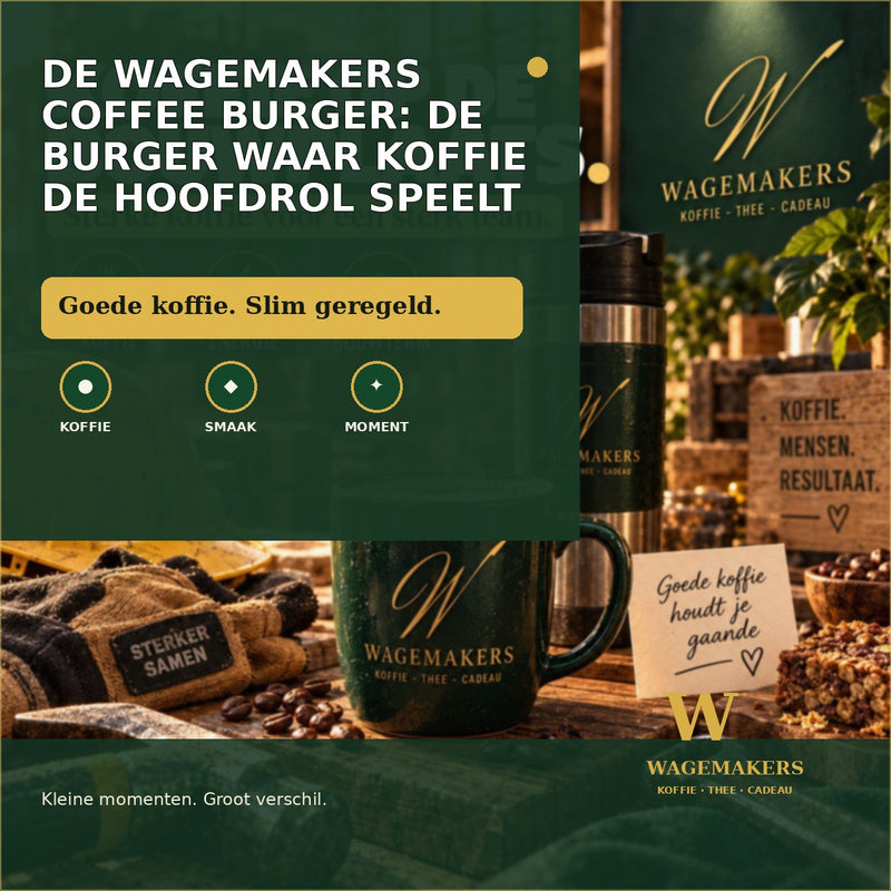 De Wagemakers Coffee Burger: De Burger Waar Koffie De Hoofdrol Speelt