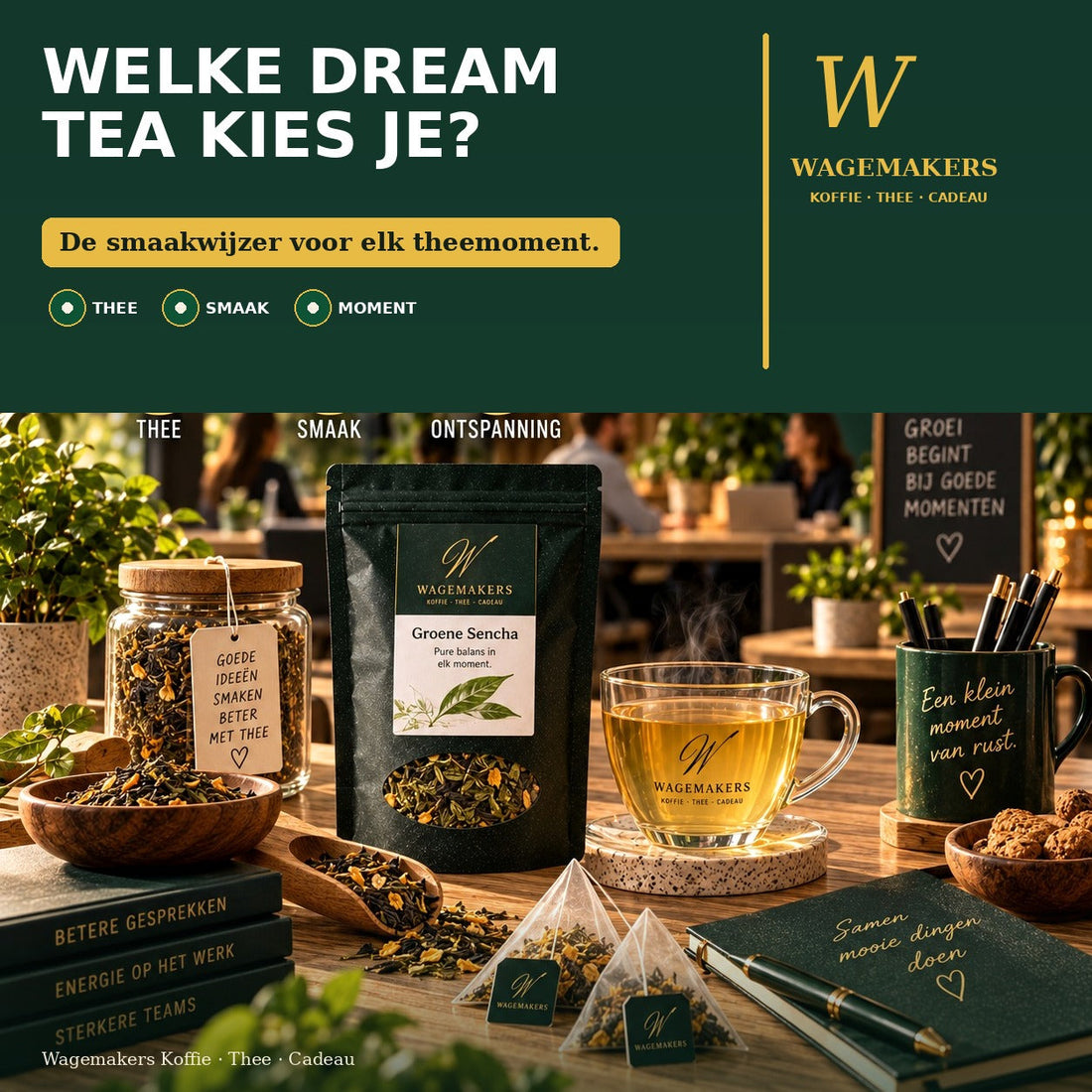 Dream Tea smaakwijzer voor het juiste theemoment