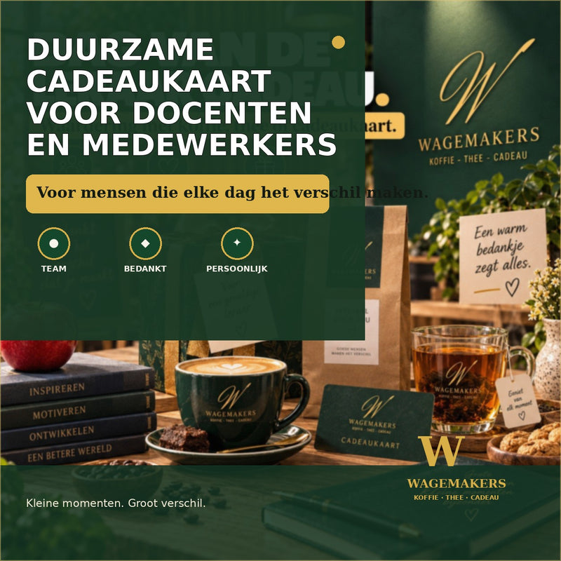 Duurzame Cadeaukaart voor Docenten en Medewerkers
