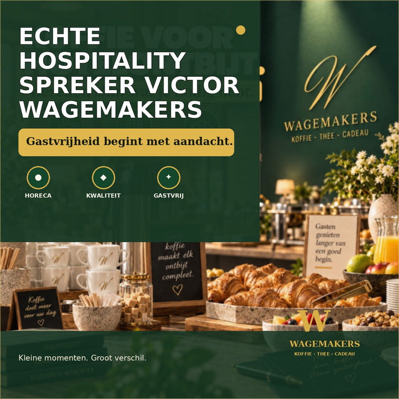 Echte Hospitality Spreker | Victor Wagemakers