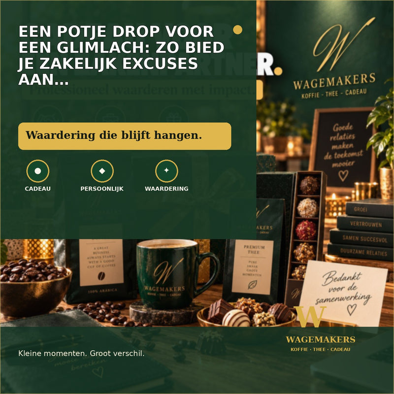 Een potje drop voor een glimlach: zo bied je zakelijk excuses aan op een manier die blijft