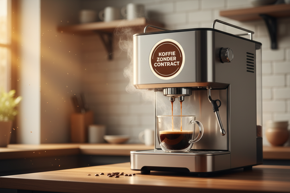 Koffiemachine zonder contract kopen voor zakelijk gebruik in Nederland