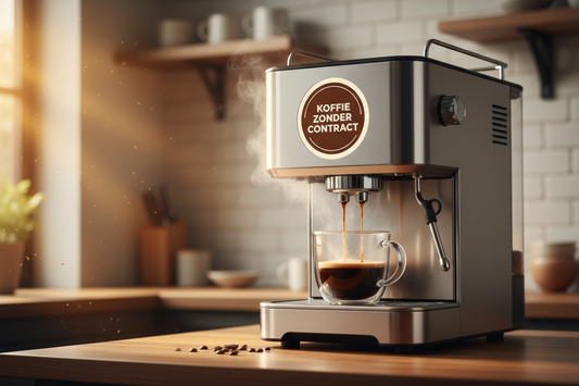 Koffiemachine zonder contract kopen voor zakelijk gebruik in Nederland