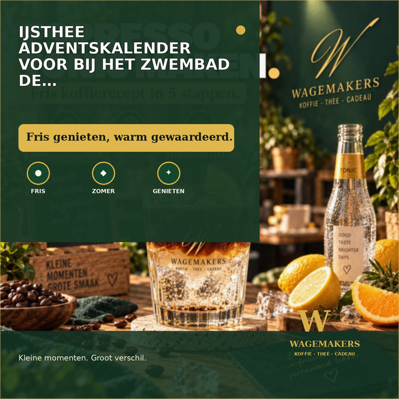 IJsthee Adventskalender voor bij het Zwembad | De ultieme zomerattentie tijdens het hete weer
