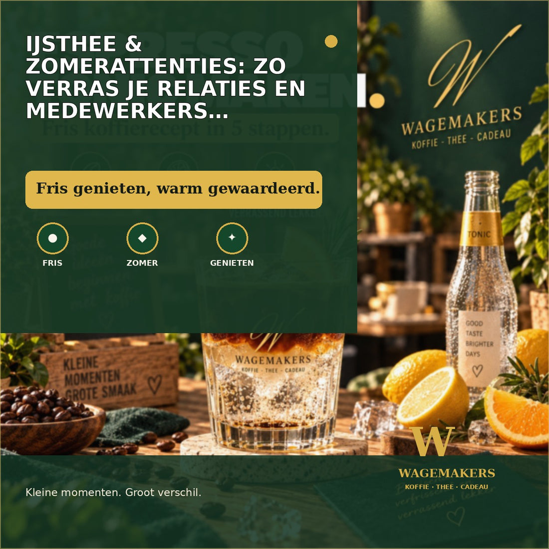 IJsthee & Zomerattenties: Zo Verras Je Relaties en Medewerkers Deze Zomer