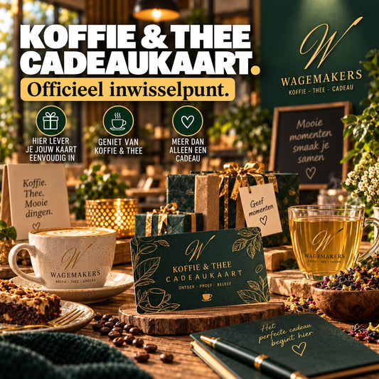 Koffie en Thee Cadeaukaart officieel inwisselen