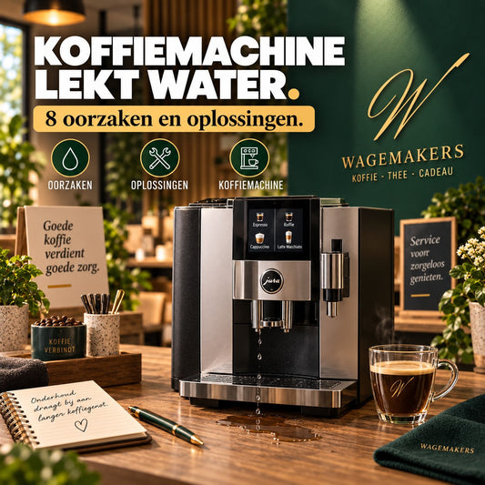 Koffiemachine lekt water: oorzaken en oplossingen