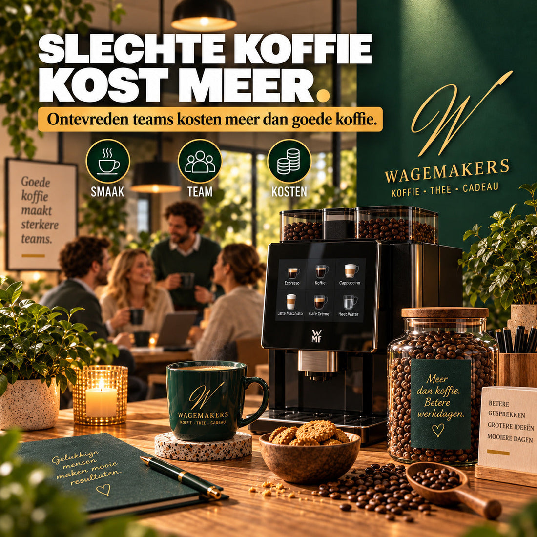 Stijgende koffieprijs en duurzame koffiebonen van Wagemakers voor bedrijven en koffieliefhebbers