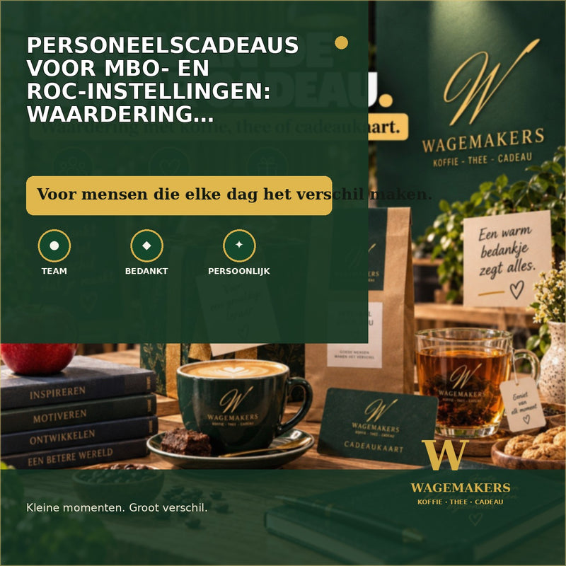 Personeelscadeaus voor MBO- en ROC-instellingen: waardering die past bij groot onderwijs