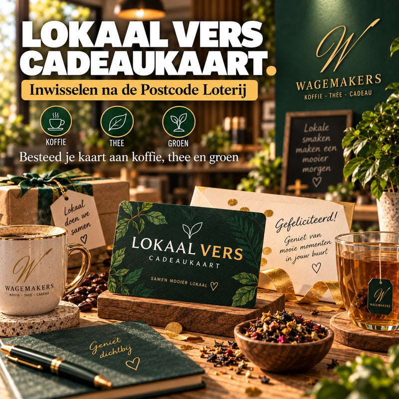 Postcode Loterij Lokaal Vers Cadeaukaart inwisselen