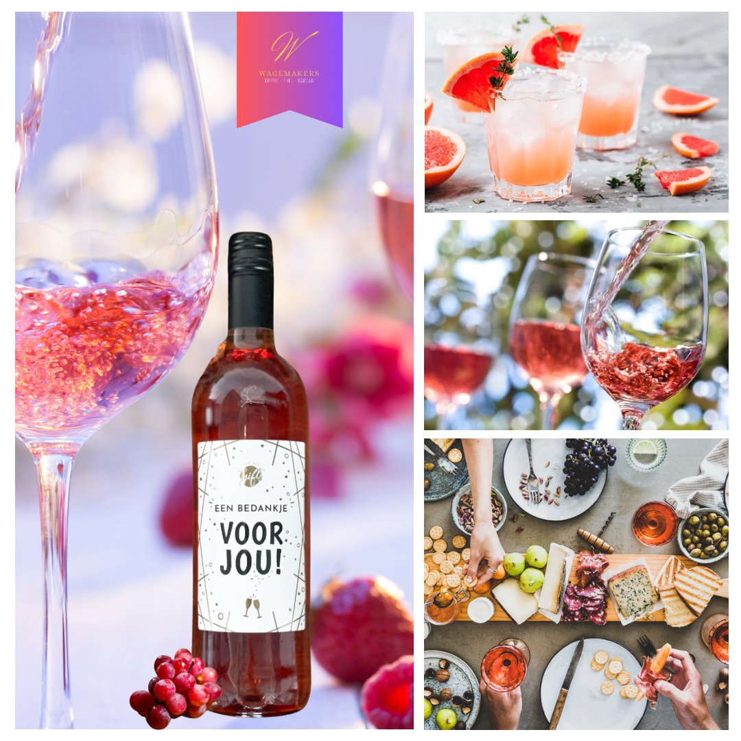 Rosé Delights: Geschenken voor Medewerkers en Docenten - Wagemakerskoffie - Thee - Cadeau