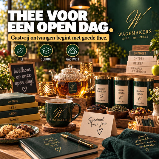 Thee voor een open dag op school