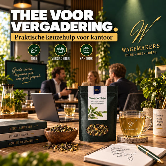 Thee voor een vergadering op kantoor