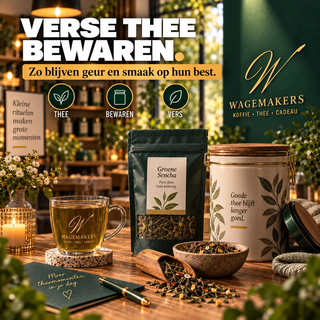 Verse thee in juli augustus en september met frisse zomerse theesmaken van Sophie & Philou