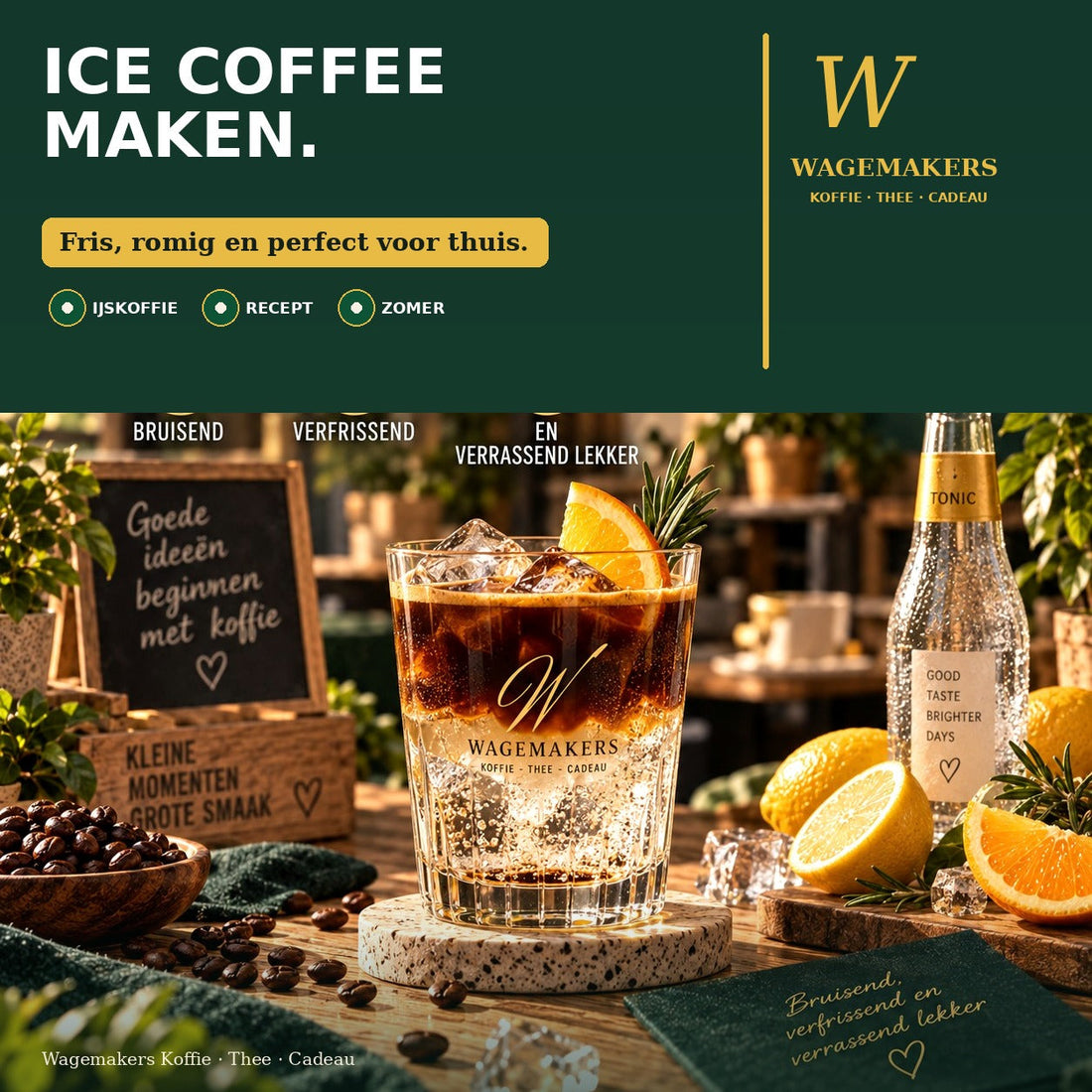 Zelf ice coffee maken met een fris ijskoffie recept