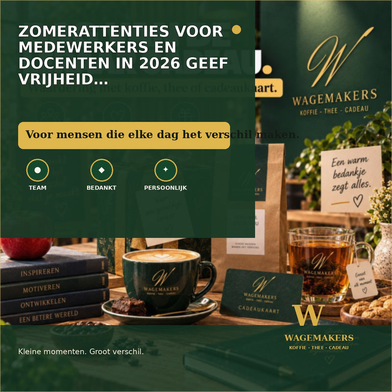 Zomerattenties voor medewerkers en docenten in 2026 | Geef vrijheid met de Alles in 1 Cadeaukaart