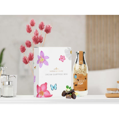 Dream Surprise Box – Jij Bent Top | Luxe Cadeaubox met Chocolade & Bananenbroodmix