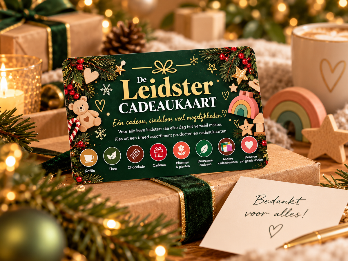 Leidster Cadeaukaart kerst | Kerstcadeau voor Kinderopvang