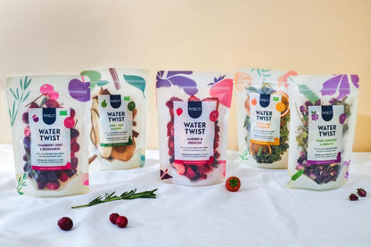 Watertwist | Pouchbag | Cranberry Kers Rozemarijn BIO