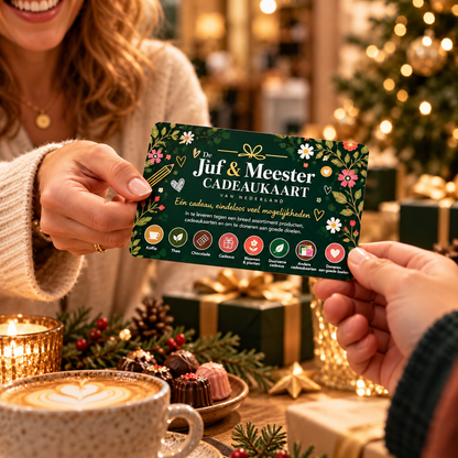 Juf & Meester Wagemakers 1001 Cadeaus Kaart - cadeaukaart productfoto 6